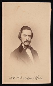 Porträt von Theodore Nicholas Gill 1837-1914, ca. 1860er Jahre