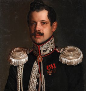 Porträt von Yuri Ignatievich Poznansky 1801-1878, um 1830 von Unbekannt