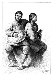 Porträt eines Gold-Nanai-Paares, 1895
