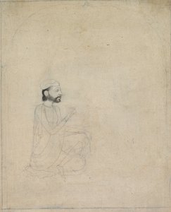 Porträt eines sitzenden Mannes, um 1830-1850 von Unbekannt