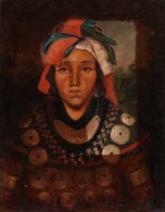 Porträt eines jungen Mannes, Seminole-Indianer von Unbekannt