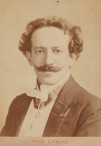Porträt des Pianisten und Komponisten Georg Liebling 1865-1946, ca. 1900