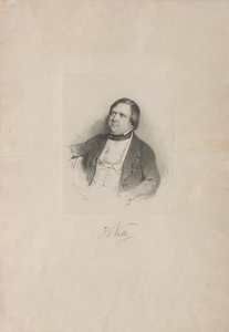 Porträt des Komponisten Johann Friedrich Kittl 1806-1868, ca. 1850 von Unbekannt