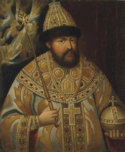 Porträt des Zaren Alexei I. Michailowitsch von Russland 1629-1676, spätes 18. Jahrhundert