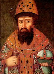 Porträt des Zaren Michail I. Fjodorowitsch von Russland, frühes 17. Jahrhundert von Unbekannt