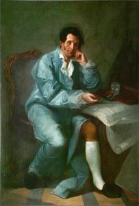 Porträt des Architekten Jean-Baptiste Vallin de la Mothe, 1729-1800
