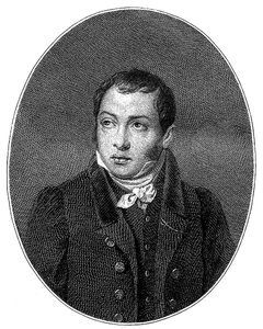 Porträt des Autors Faddei Bulgarin 1789-1859, 1828 von Unbekannt