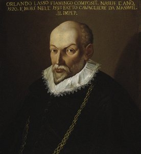 Porträt des Komponisten Roland de Lassus 1532-1594 von Unbekannt