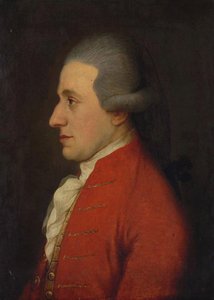 Porträt des Komponisten Wolfgang Amadeus Mozart Hagenauer Mozart, 1780er Jahre von Unbekannt