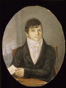 Porträt des Tänzers, Ballettmeisters und Drehbuchautors Ivan Valberkh 1766-1819