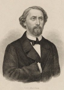 Porträt des Pianisten und Komponisten Julius Schulhoff 1825-1898, 1860