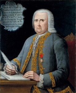 Porträts von Simon de la Valle y Cuadra