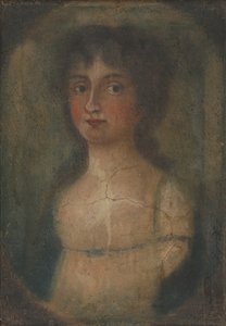 Porträt der Frau Barbora Merse de Szinye von Unbekannt