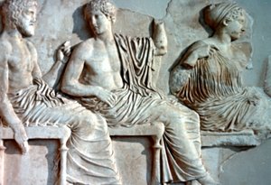 Poseidon, Apollo und Artemis, 447-432 v. Chr. von Unbekannt