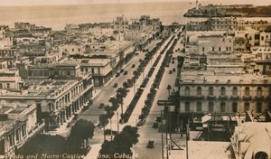 Prado und Morro Castle, Havanna, Kuba, ca. 1900