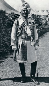 Pratap Singh 1845-1922, britischer indischer Offizier und Maharaja, 1914