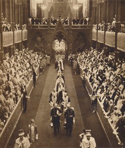 Premierminister in der Abtei, 12. Mai 1937