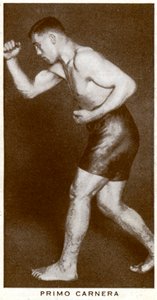 Primo Carnera, italienischer Boxer, 1938