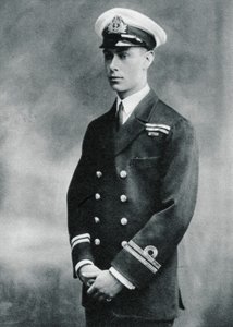 Prinz Albert in der Uniform eines Leutnants der Royal Navy, 1918