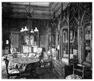 Musikzimmer von Prinz Albert, Buckingham Palace, 1900