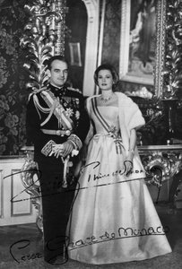 Fürst Rainier III. und Fürstin Grace von Monaco, 20. Jahrhundert von Unbekannt