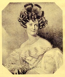 Prinzessin Carolyne zu Sayn-Wittgenstein, geb. Iwanowska 1819-1887, 1840er Jahre von Unbekannt