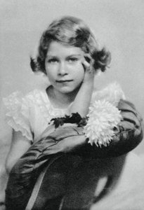 Prinzessin Elizabeth im Alter von neun Jahren