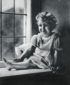 Prinzessin Margaret in St. Pauls Waldenbury, Hampshire, 1932 von Unbekannt