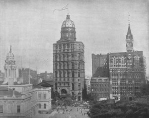 Printing House Square, New York, USA, ca. 1900
