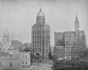 Printing House Square, New York, um 1897