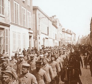 Gefangene, Chalons, Nordfrankreich, ca. 1914-1918