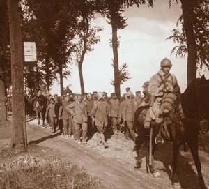 Gefangene in Catenoy, Oise, Nordfrankreich, ca. 1914-ca. 1918