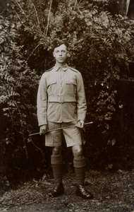 Private Nelson, 5. East Surrey Regiment, Chakrata, Indien, 1917