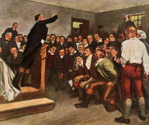 Professor Steffens weckt sein Publikum zum Kampf für die Freiheit, 8. Februar 1813, 1936 von Unbekannt