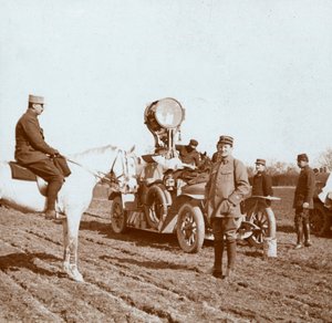 Projektor, Chalons, Nordfrankreich, ca. 1914-1918