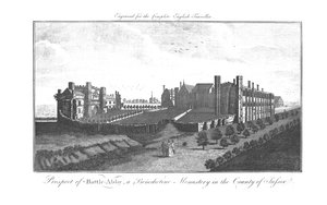 Aussicht auf Battle-Abby, ein Benediktinerkloster im County Sussex, 1771