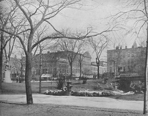 Öffentlicher Platz, Cleveland, Ohio, um 1897