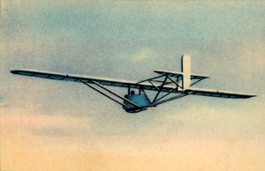 Schüler im getarnten Zögling-Übungssegelflugzeug, 1932
