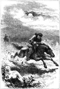 Verfolgung von Paul Revere, dem Späher, 1775 um 1880