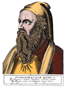Pythagoras ca. 560 - 480 v. Chr., griechischer Philosoph und Wissenschaftler