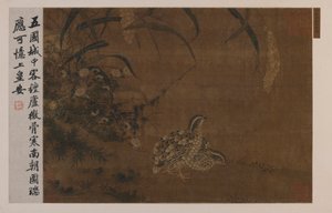 Wachtel und Hirse, Ming-Dynastie