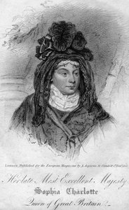 Königin Charlotte, Gemahlin von Georg III. des Vereinigten Königreichs, 1818