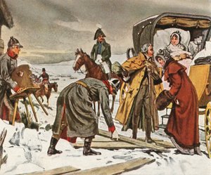 Königin Louise auf der Flucht nach Memel, 5. Januar 1807, 1936