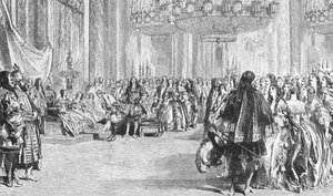 Kostümball zur Restaurierung von Königin Victoria im Buckingham Palace, 6. Juni 1845, 1901 von Unbekannt