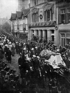 Beerdigungsprozession von Königin Victoria, 1901 von Unbekannt