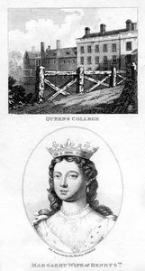 Queens College, Cambridge, und Margaret von Anjou, Königin von Heinrich VI., 1801 von Unbekannt