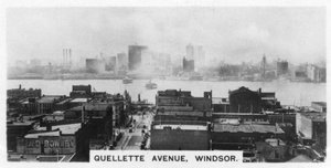 Quellette Avenue, Windsor, Ontario, Kanada, ca. 1920er Jahre