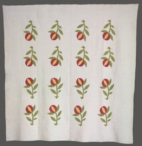 Quilt, um 1880 von Unbekannt