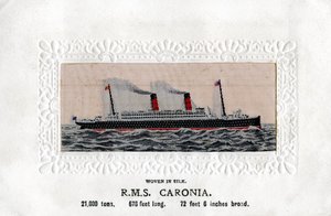 RMS Caronia, 20. Jahrhundert