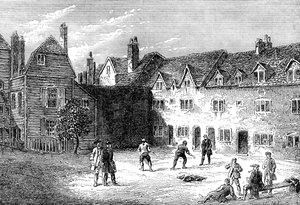 Racquet Court, das Marshalsea-Gefängnis, 19. Jahrhundert